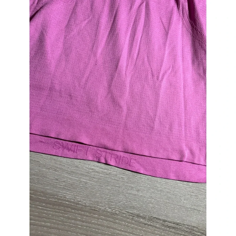Lululemon Swiftly Tech Racerback Tank Top 2.0 Pink Purple Size 6 Swift Stride